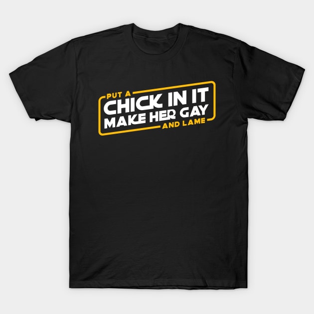 Put A Chick In It T-Shirt by technofaze